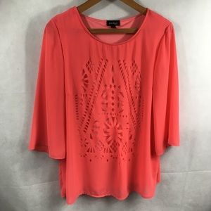 Cal Style- Blouse with 3/4 length sleeves. EUC.